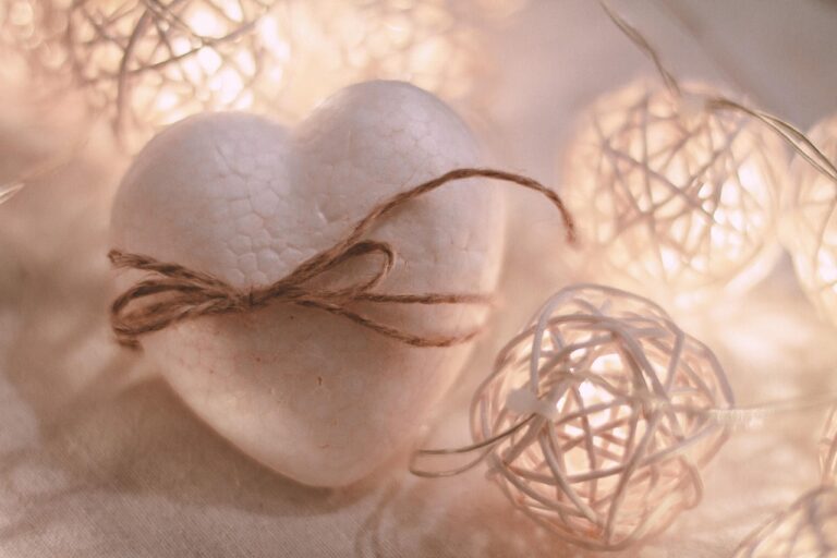heart, lights, valentine's day, love, decoration, string, wedding, gift, still life, rustic