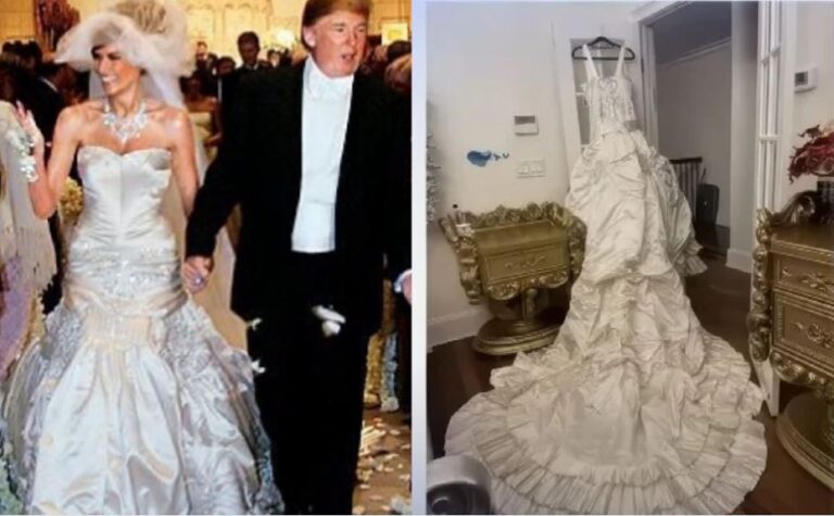 Melania Trump Wedding Dress