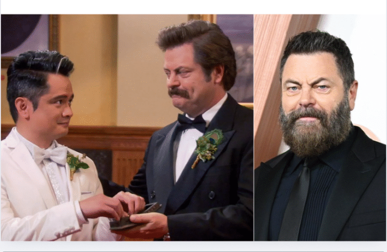 Ron Swanson Best Man Wedding