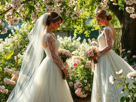 Best Lace Wedding Dresses For Summer Outdoor Ceremonies
